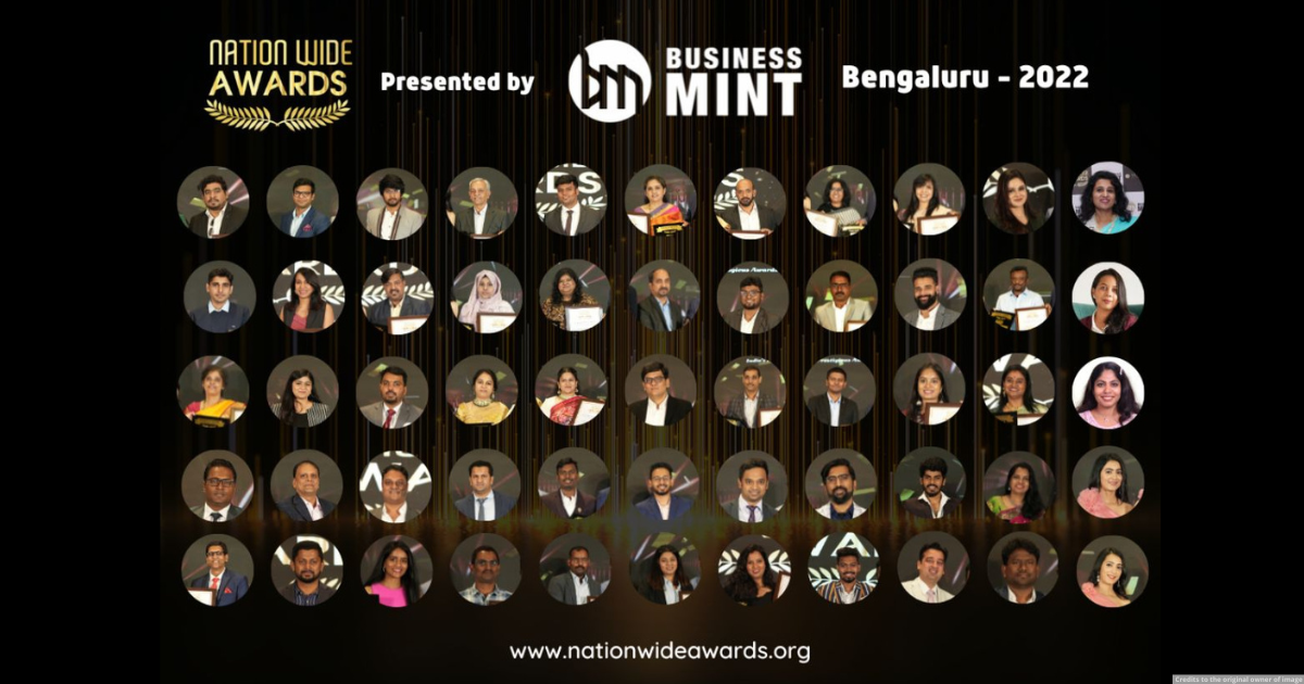 Business Mint's 36th Nationwide Awards 2022 were held at the Radisson Blu Hotel in Bengaluru